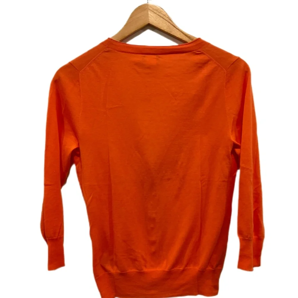 J. CREW Orange Lightweight Top Size Small NWT - Picture 2 of 8